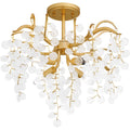 QUOIZEL, MAPLE SEMI-FLUSH MOUNT, SEMI FLUSH MOUNT LIGHT