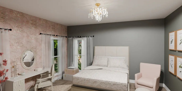 QUOIZEL, MAPLE SEMI-FLUSH MOUNT, SEMI FLUSH MOUNT LIGHT