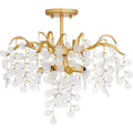 QUOIZEL, MAPLE SEMI-FLUSH MOUNT, SEMI FLUSH MOUNT LIGHT
