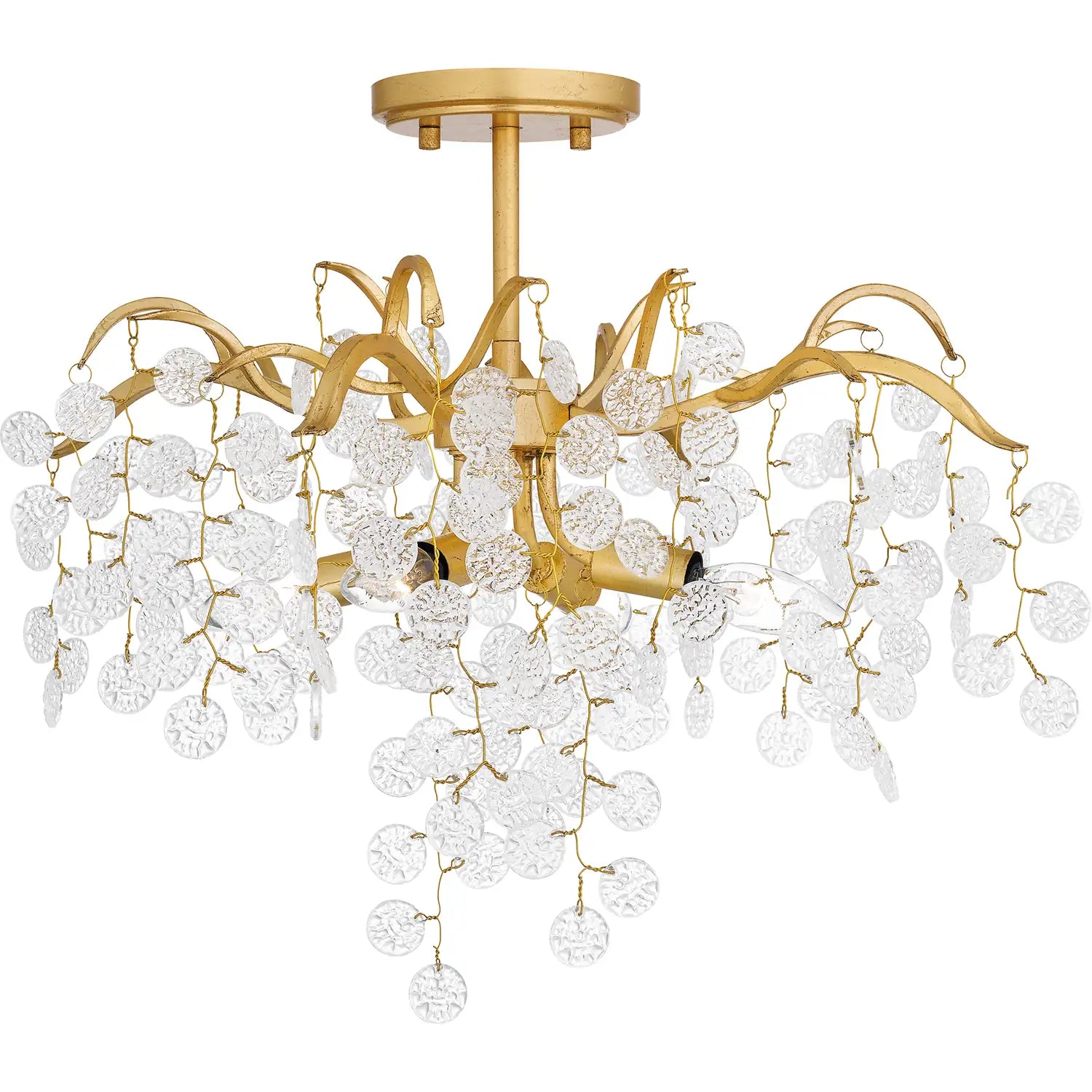 QUOIZEL, MAPLE SEMI-FLUSH MOUNT, SEMI FLUSH MOUNT LIGHT