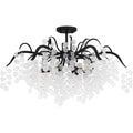 QUOIZEL, MAPLE SEMI-FLUSH MOUNT, SEMI FLUSH MOUNT LIGHT
