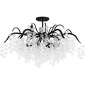 QUOIZEL, MAPLE SEMI-FLUSH MOUNT, SEMI FLUSH MOUNT LIGHT