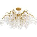 QUOIZEL, MAPLE SEMI-FLUSH MOUNT, SEMI FLUSH MOUNT LIGHT