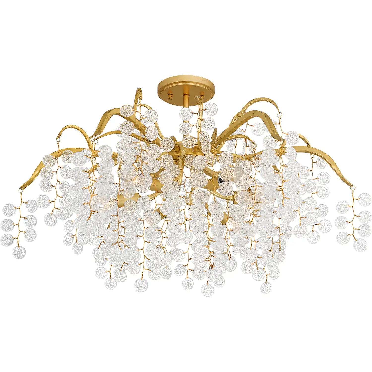 QUOIZEL, MAPLE SEMI-FLUSH MOUNT, SEMI FLUSH MOUNT LIGHT