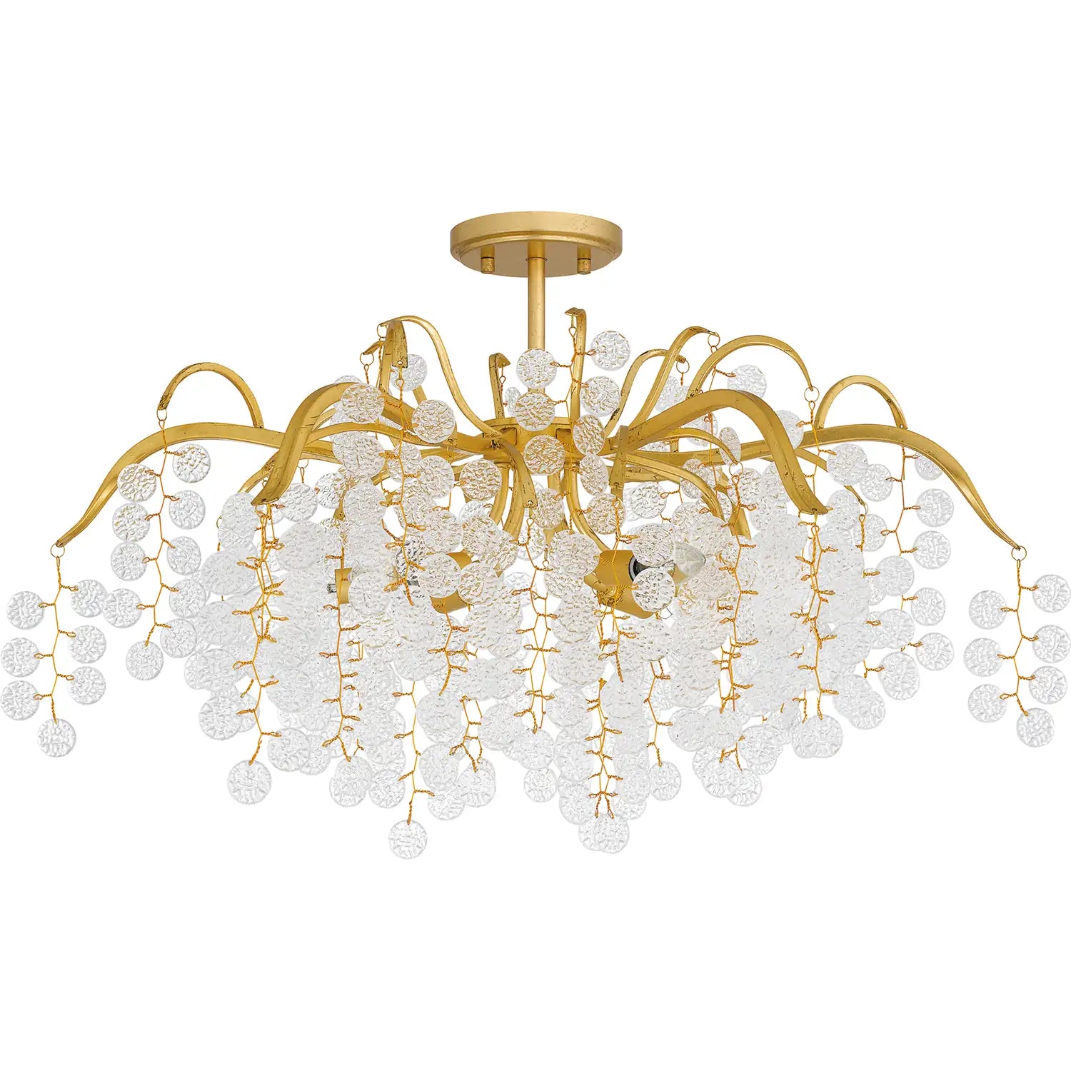 QUOIZEL, MAPLE SEMI-FLUSH MOUNT, SEMI FLUSH MOUNT LIGHT