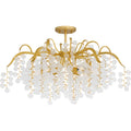 QUOIZEL, MAPLE SEMI-FLUSH MOUNT, SEMI FLUSH MOUNT LIGHT