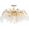 QUOIZEL, MAPLE SEMI-FLUSH MOUNT, SEMI FLUSH MOUNT LIGHT