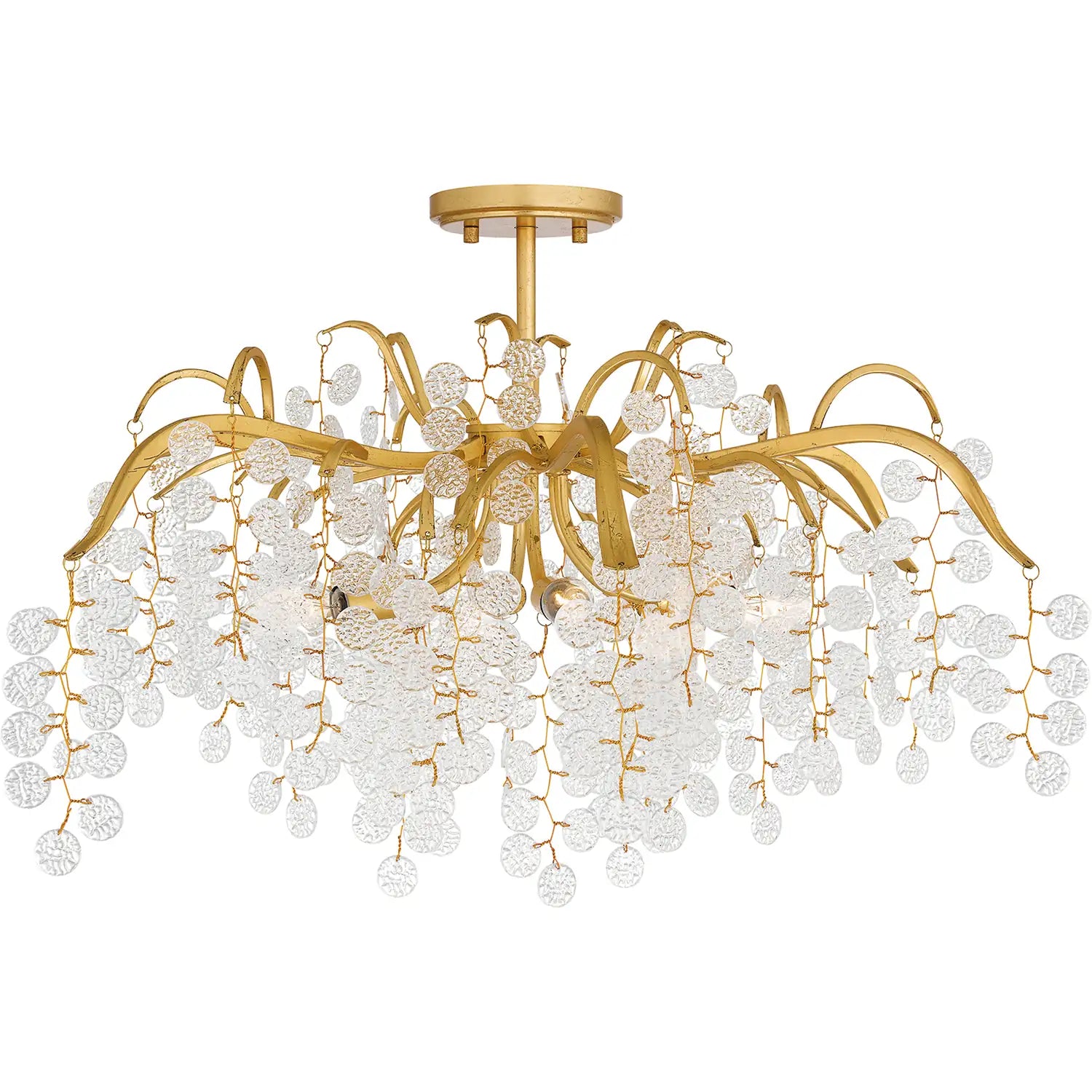 QUOIZEL, MAPLE SEMI-FLUSH MOUNT, SEMI FLUSH MOUNT LIGHT