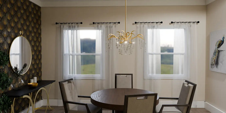 QUOIZEL, MAPLE CHANDELIER, CHANDELIER LIGHT