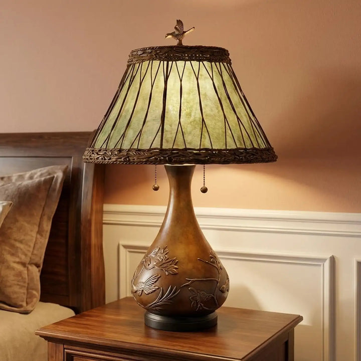 QUOIZEL, HIGHLAND TABLE LAMP, TABLE LAMPS