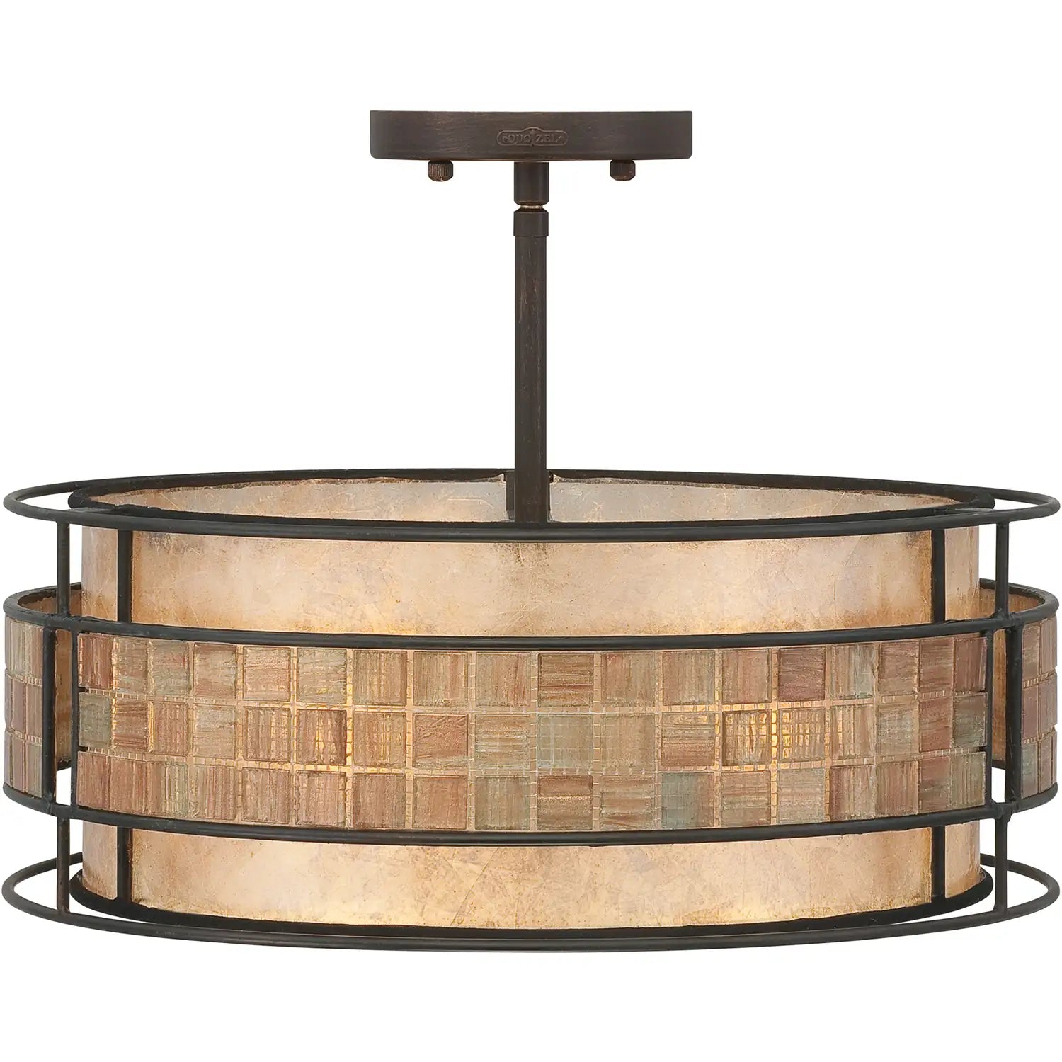 QUOIZEL, LAGUNA SEMI-FLUSH MOUNT, SEMI FLUSH MOUNT LIGHT