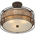 QUOIZEL, LAGUNA SEMI-FLUSH MOUNT, SEMI FLUSH MOUNT LIGHT