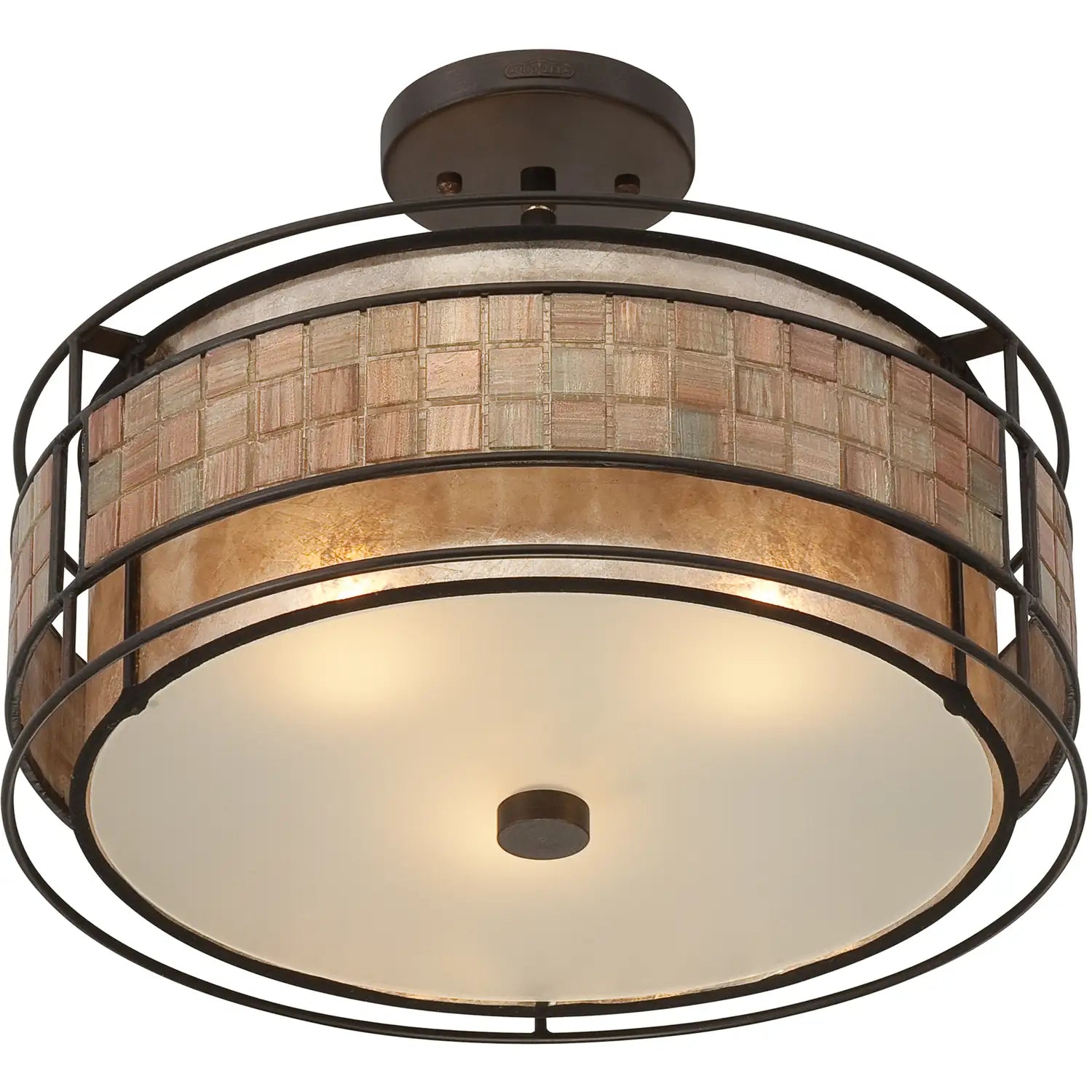 QUOIZEL, LAGUNA SEMI-FLUSH MOUNT, SEMI FLUSH MOUNT LIGHT