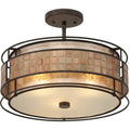 QUOIZEL, LAGUNA SEMI-FLUSH MOUNT, SEMI FLUSH MOUNT LIGHT
