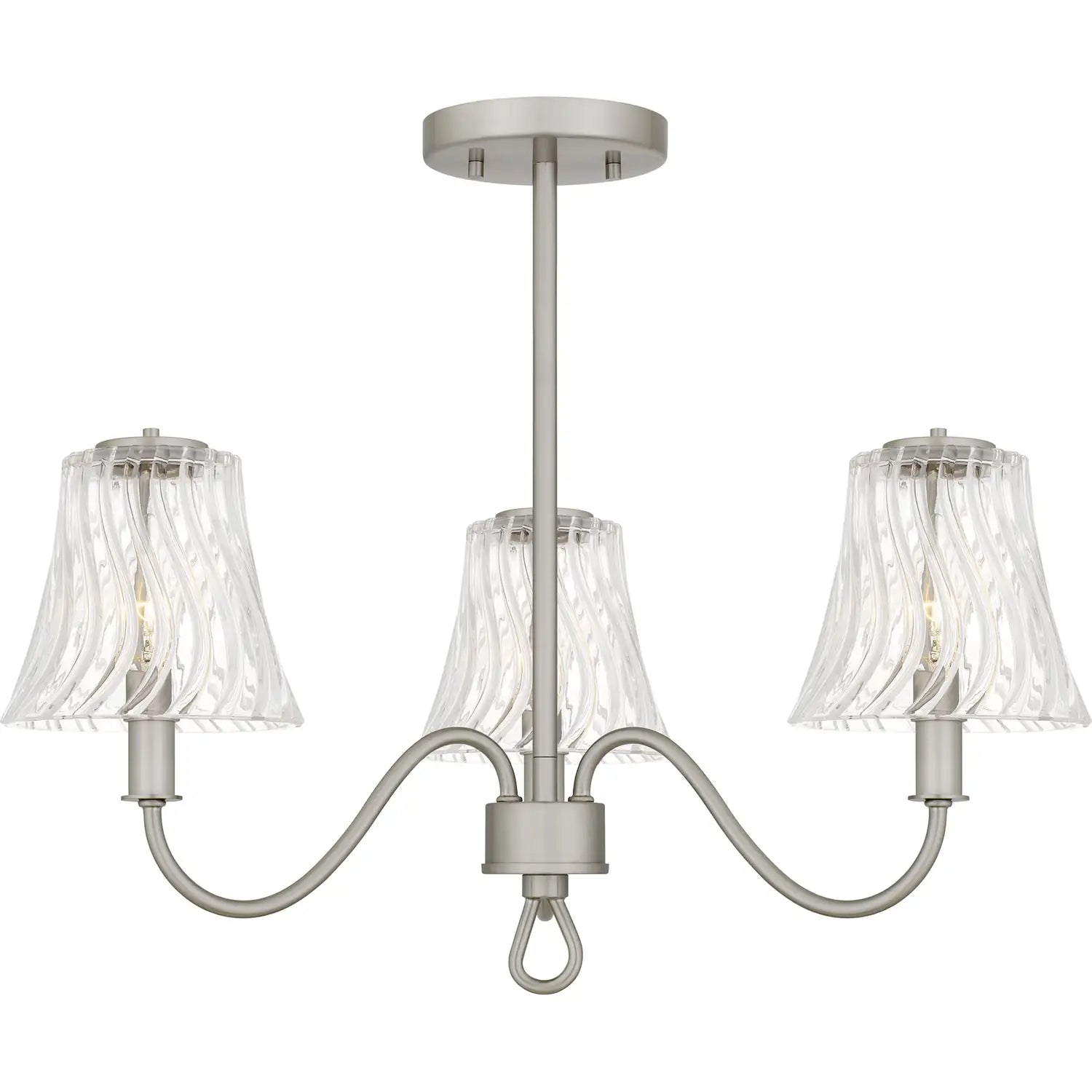 QUOIZEL, MCKINNEY SEMI-FLUSH MOUNT, SEMI FLUSH MOUNT LIGHT
