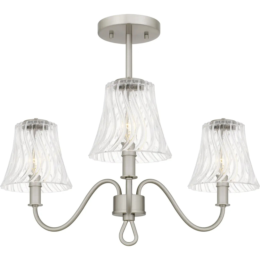 QUOIZEL, MCKINNEY SEMI-FLUSH MOUNT, SEMI FLUSH MOUNT LIGHT