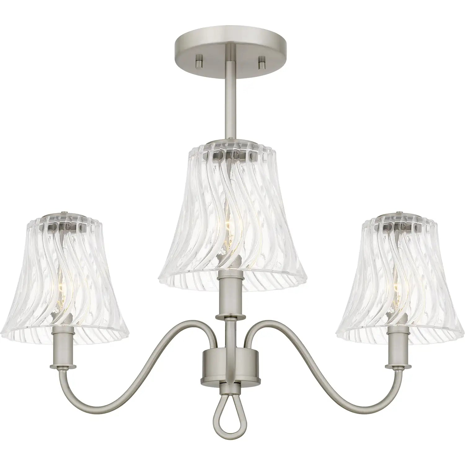 QUOIZEL, MCKINNEY SEMI-FLUSH MOUNT, SEMI FLUSH MOUNT LIGHT