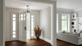 QUOIZEL, MCKINNEY SEMI-FLUSH MOUNT, SEMI FLUSH MOUNT LIGHT