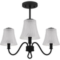 QUOIZEL, MCKINNEY SEMI-FLUSH MOUNT, SEMI FLUSH MOUNT LIGHT