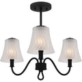 QUOIZEL, MCKINNEY SEMI-FLUSH MOUNT, SEMI FLUSH MOUNT LIGHT