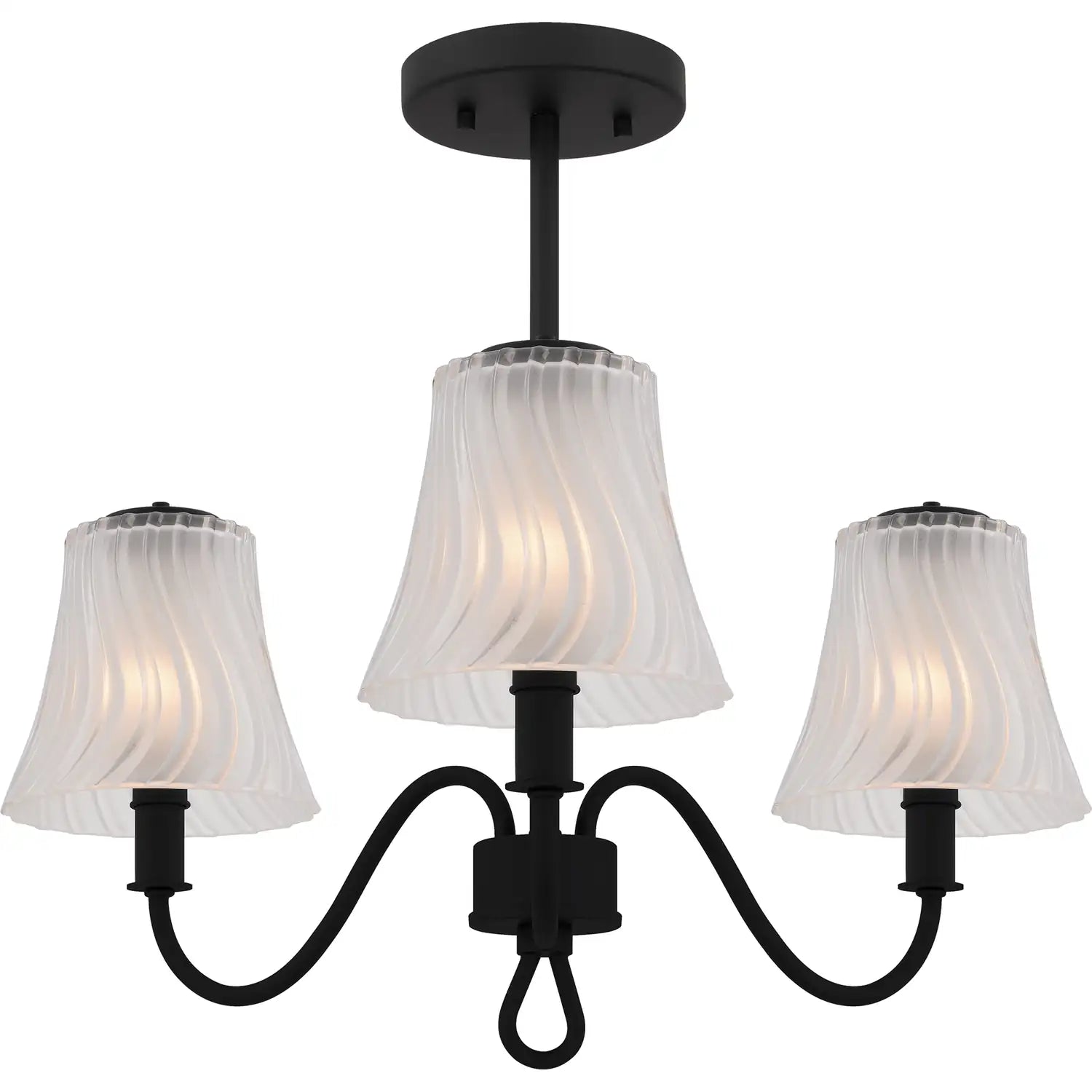 QUOIZEL, MCKINNEY SEMI-FLUSH MOUNT, SEMI FLUSH MOUNT LIGHT