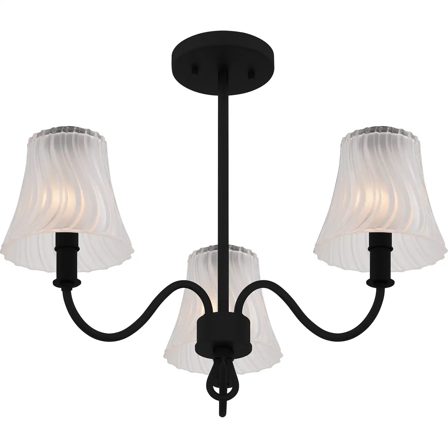 QUOIZEL, MCKINNEY SEMI-FLUSH MOUNT, SEMI FLUSH MOUNT LIGHT