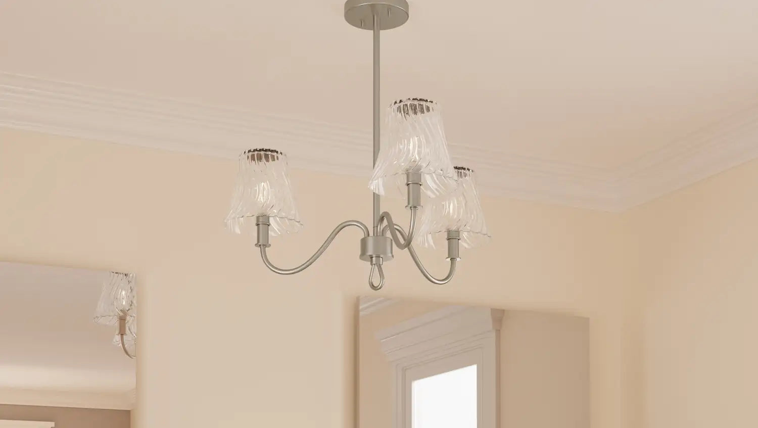 QUOIZEL, MCKINNEY CHANDELIER, CHANDELIER LIGHT