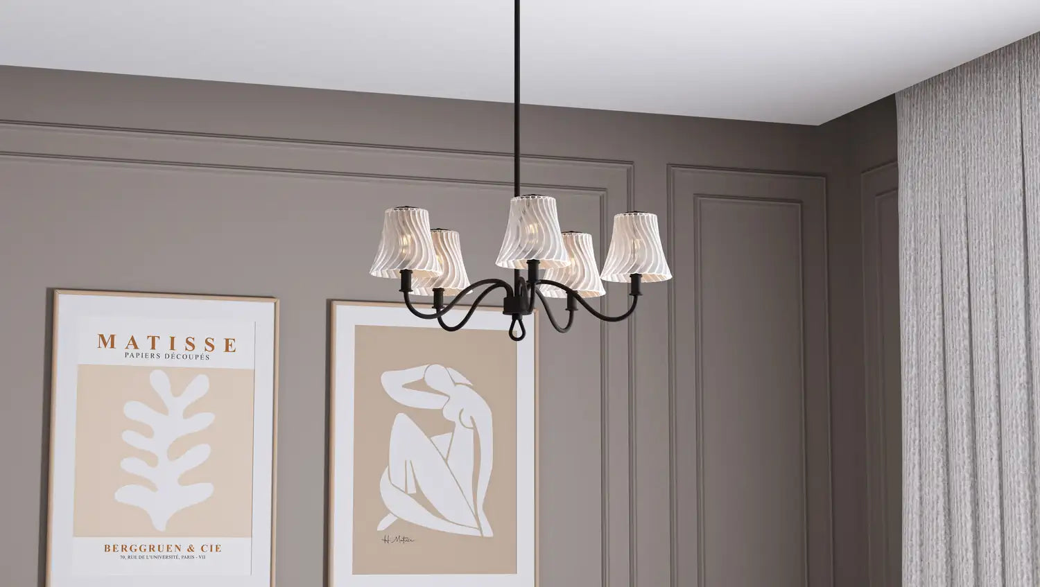 QUOIZEL, MCKINNEY CHANDELIER, CHANDELIER LIGHT