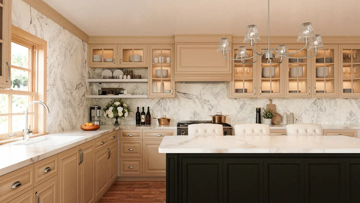 QUOIZEL, MCKINNEY ISLAND CHANDELIER, LINEAR LIGHT
