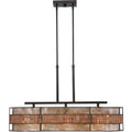 QUOIZEL, LAGUNA ISLAND CHANDELIER, LINEAR LIGHT