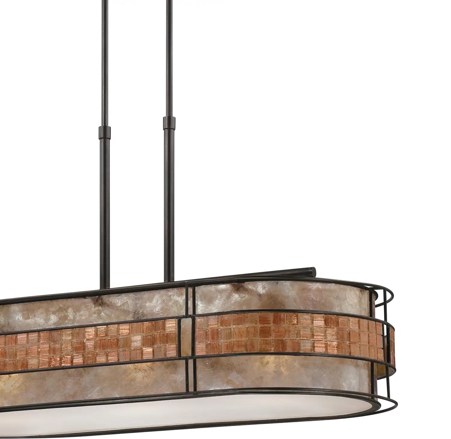 QUOIZEL, LAGUNA ISLAND CHANDELIER, LINEAR LIGHT