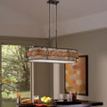QUOIZEL, LAGUNA ISLAND CHANDELIER, LINEAR LIGHT