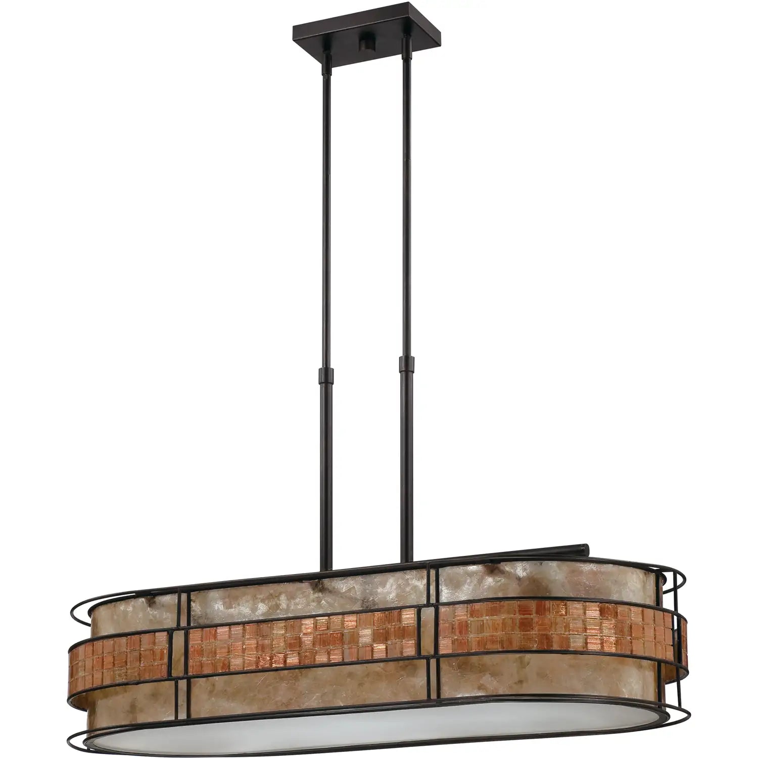 QUOIZEL, LAGUNA ISLAND CHANDELIER, LINEAR LIGHT