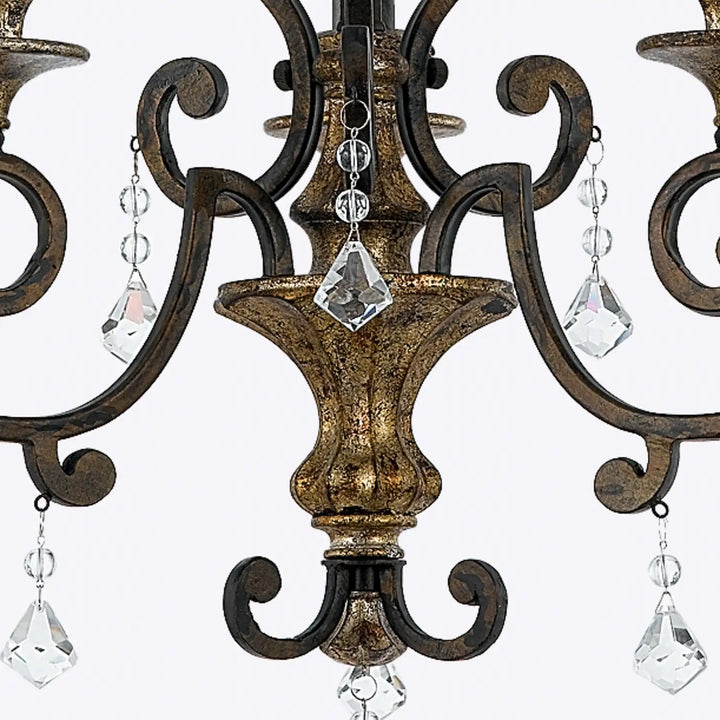 QUOIZEL, MARQUETTE CHANDELIER, CHANDELIER LIGHT