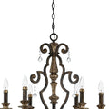 QUOIZEL, MARQUETTE CHANDELIER, CHANDELIER LIGHT