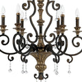 QUOIZEL, MARQUETTE CHANDELIER, CHANDELIER LIGHT