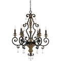 QUOIZEL, MARQUETTE CHANDELIER, CHANDELIER LIGHT