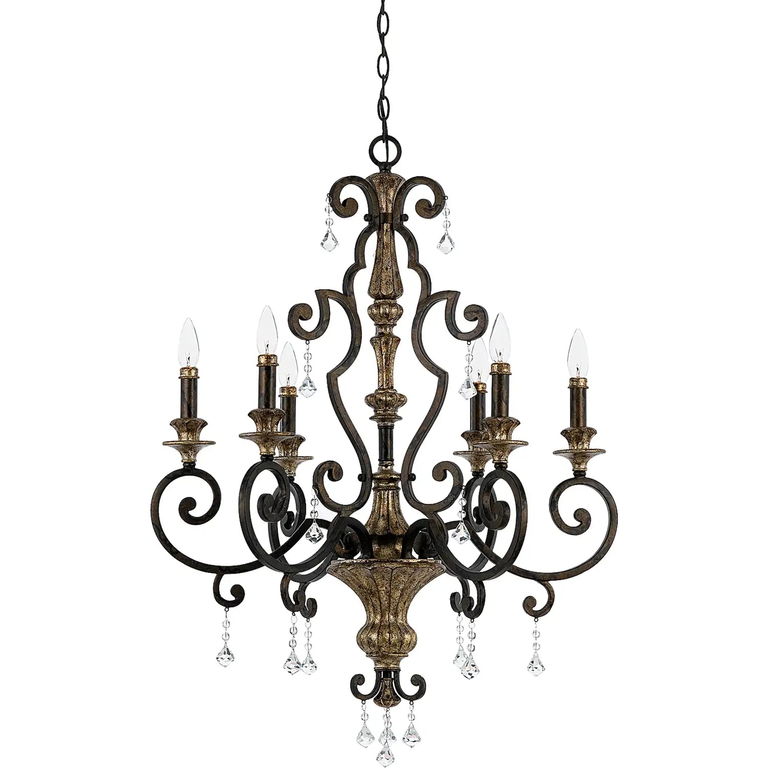 QUOIZEL, MARQUETTE CHANDELIER, CHANDELIER LIGHT