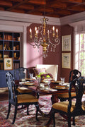 QUOIZEL, MARQUETTE CHANDELIER, CHANDELIER LIGHT