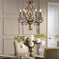 QUOIZEL, MARQUETTE CHANDELIER, CHANDELIER LIGHT