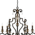 QUOIZEL, MARQUETTE CHANDELIER, CHANDELIER LIGHT