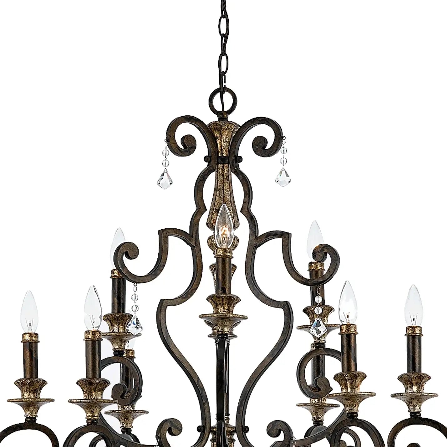 QUOIZEL, MARQUETTE CHANDELIER, CHANDELIER LIGHT
