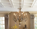 QUOIZEL, MARQUETTE CHANDELIER, CHANDELIER LIGHT
