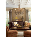 QUOIZEL, MARQUETTE CHANDELIER, CHANDELIER LIGHT