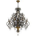 QUOIZEL, MARQUETTE CHANDELIER, CHANDELIER LIGHT