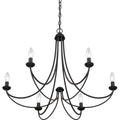QUOIZEL, MIRREN CHANDELIER, CHANDELIER LIGHT