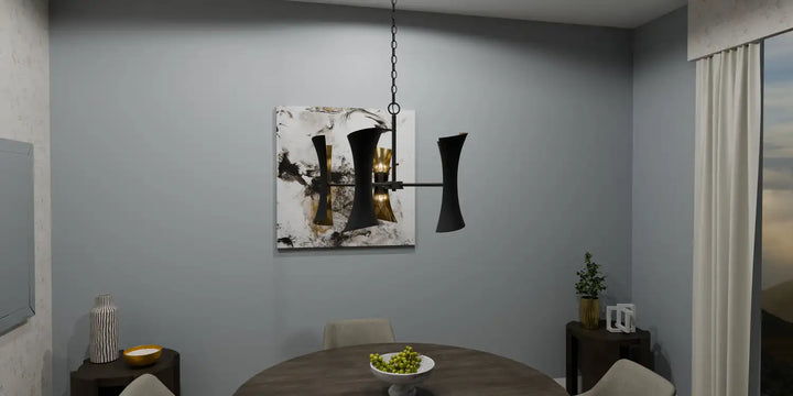QUOIZEL, MYLA CHANDELIER, CHANDELIER LIGHT