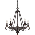QUOIZEL, NOBLE CHANDELIER, CHANDELIER LIGHT