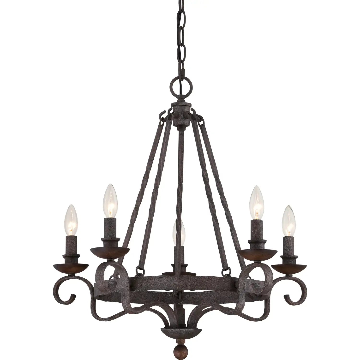 QUOIZEL, NOBLE CHANDELIER, CHANDELIER LIGHT