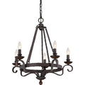 QUOIZEL, NOBLE CHANDELIER, CHANDELIER LIGHT